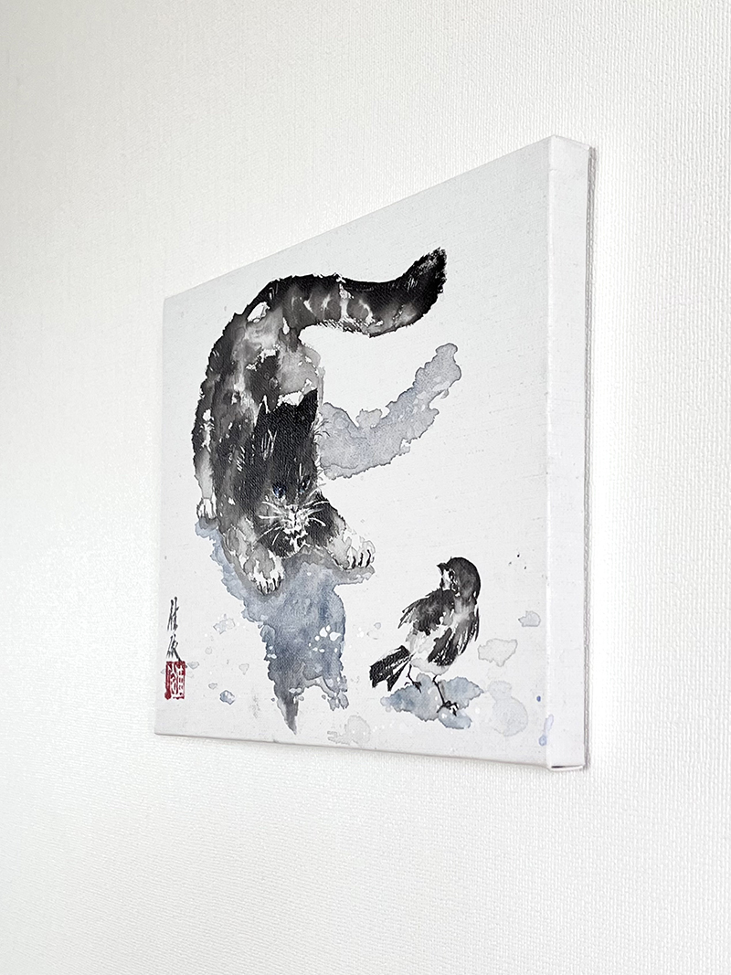 吾輩と朝雀の顔見世 作品画像 2