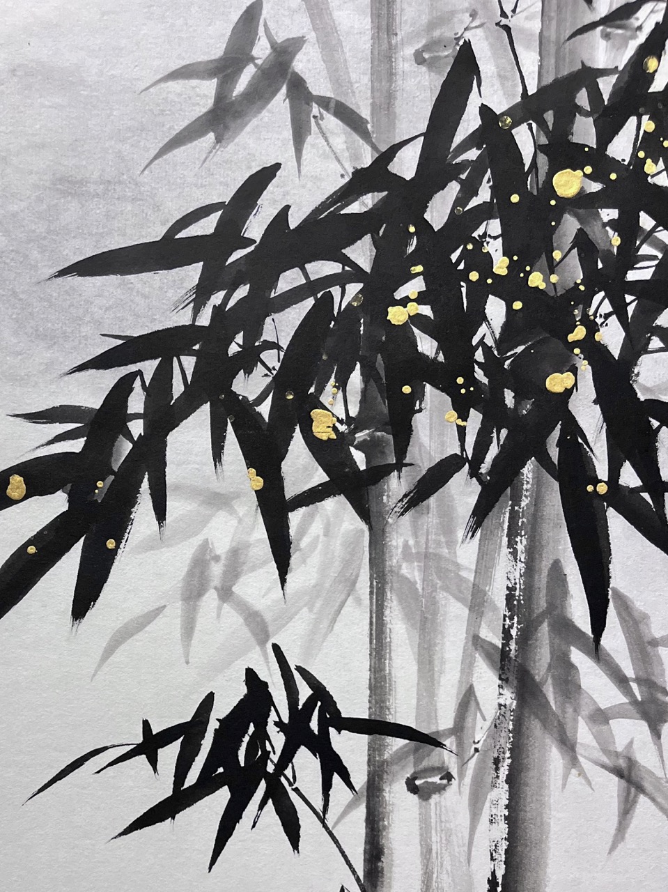 墨竹仰猫 作品画像 7