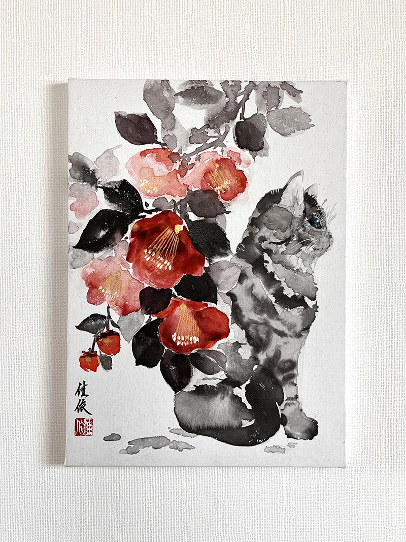 緋花墨猫 作品画像 1